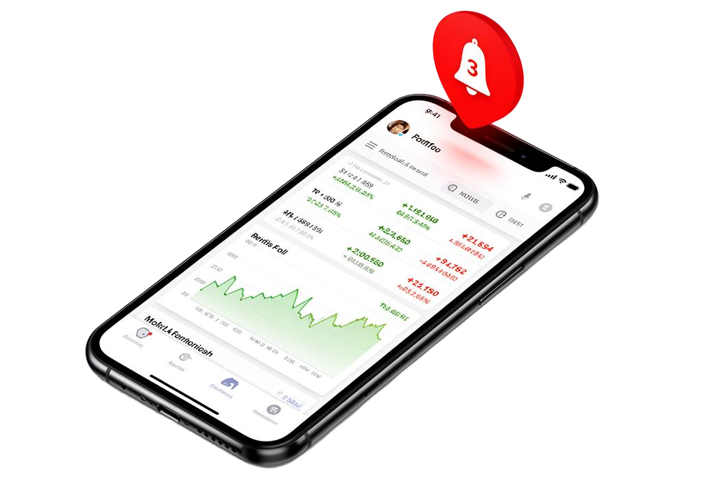 Weekly market alerts on phone